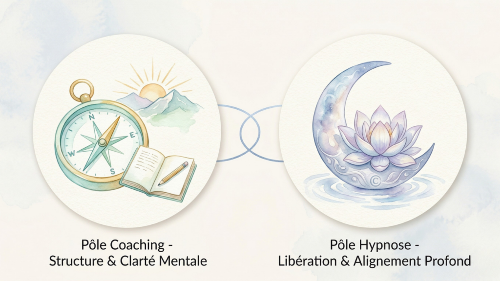 Synergie Coaching et Hypnose : L'alliance de la structure et de la libération profonde par Stéphanie Lamblin en Dordogne.